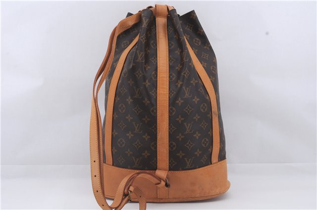Authentic Louis Vuitton Monogram Randonnee GM Shoulder Bag M42244 LV 8463D