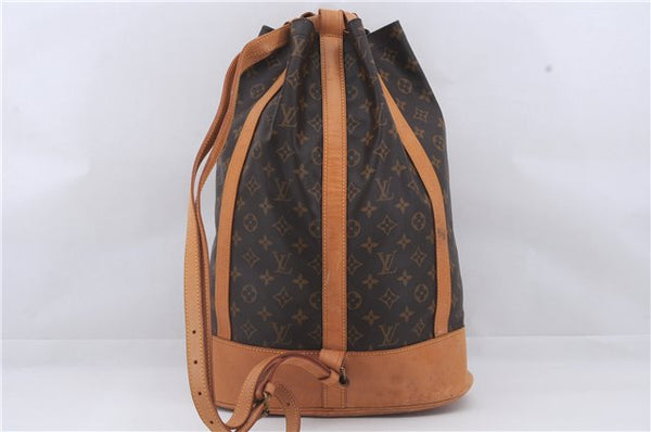 Authentic Louis Vuitton Monogram Randonnee GM Shoulder Bag M42244 LV 8463D