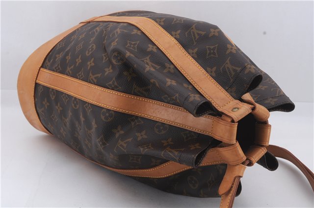 Authentic Louis Vuitton Monogram Randonnee GM Shoulder Bag M42244 LV 8463D