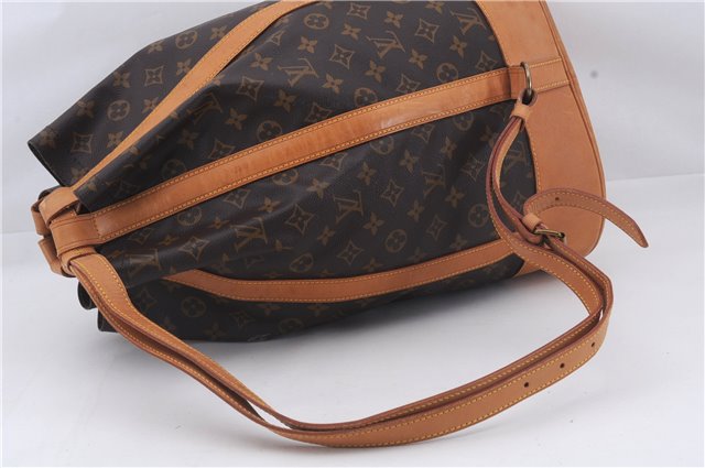 Authentic Louis Vuitton Monogram Randonnee GM Shoulder Bag M42244 LV 8463D