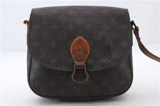 LOUIS VUITTON Monogram Saint Cloud GM Shoulder Cross Bag M51242 LV Junk 8464C