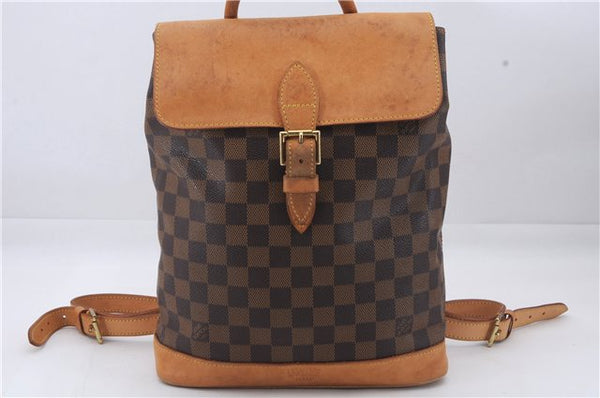 Authentic Louis Vuitton Damier Arlequin Backpack N99038 LV 8464D
