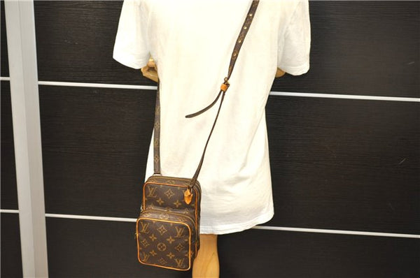Authentic LOUIS VUITTON Monogram Mini Amazone Shoulder Cross Bag M45238 LV 8465C