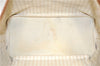 Authentic Louis Vuitton Damier Azur Neverfull MM Tote Bag N51107 LV 8466D