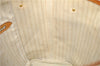 Authentic Louis Vuitton Damier Azur Neverfull MM Tote Bag N51107 LV 8466D