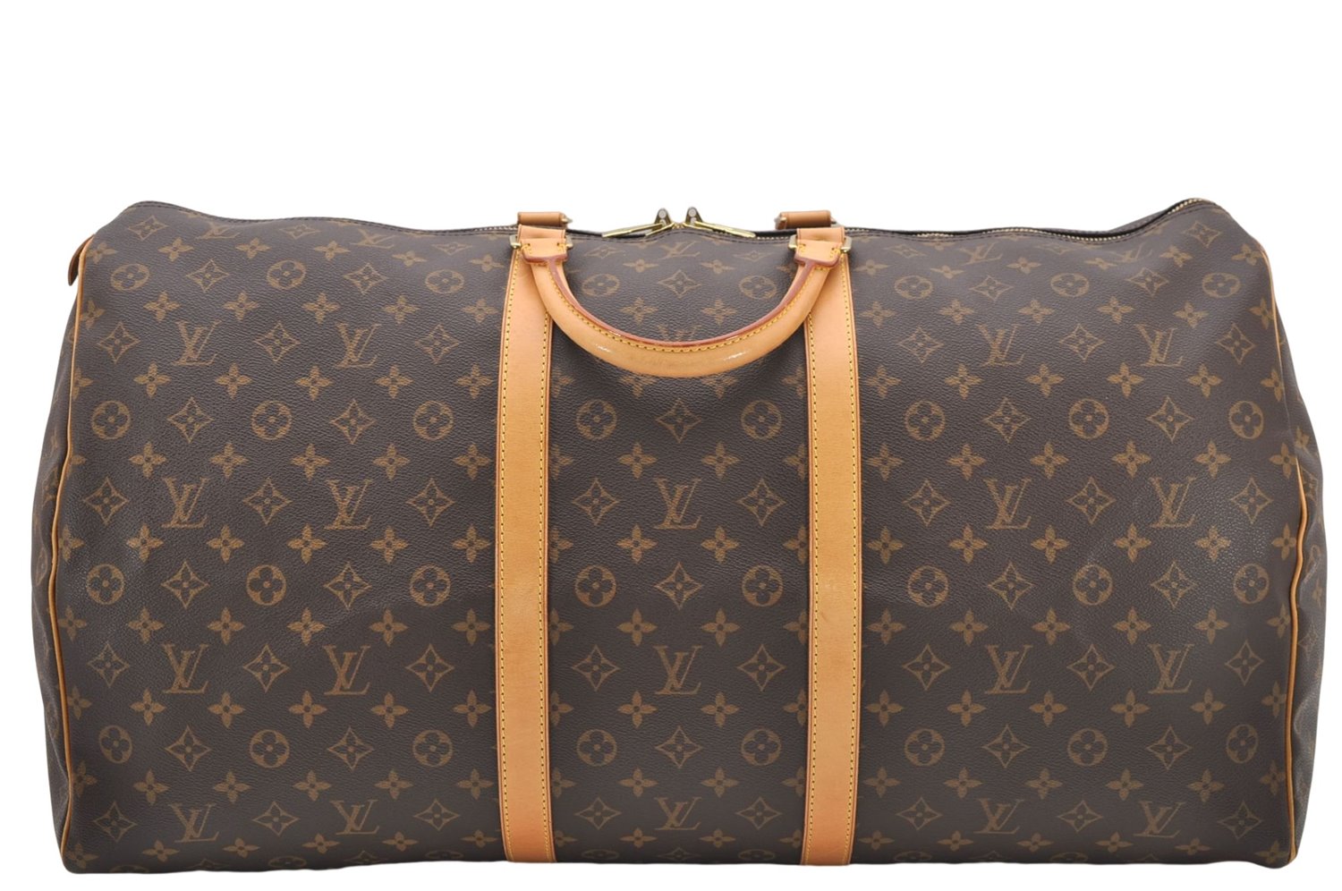 Authentic Louis Vuitton Monogram Keepall 60 Travel Boston Bag M41422 LV 8467D