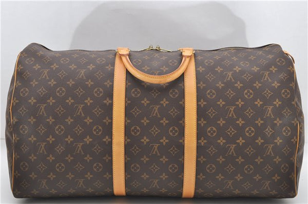 Authentic Louis Vuitton Monogram Keepall 60 Travel Boston Bag M41422 LV 8467D