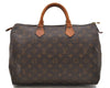 Authentic LOUIS VUITTON Monogram Speedy 35 Hand Bag M41524 LV 8468C