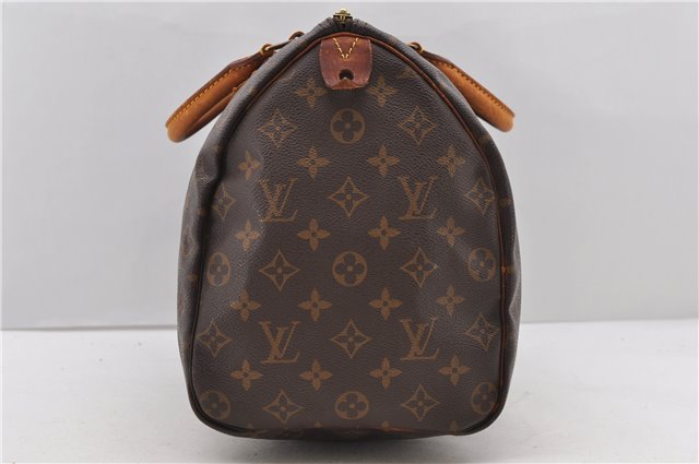 Authentic LOUIS VUITTON Monogram Speedy 35 Hand Bag M41524 LV 8468C