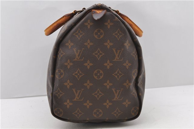 Authentic LOUIS VUITTON Monogram Speedy 35 Hand Bag M41524 LV 8468C