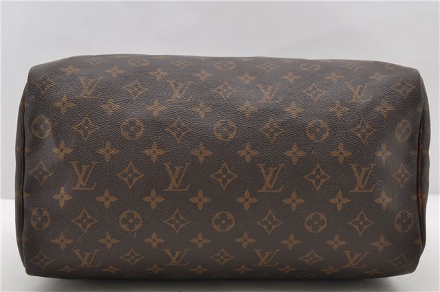 Authentic LOUIS VUITTON Monogram Speedy 35 Hand Bag M41524 LV 8468C