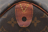 Authentic LOUIS VUITTON Monogram Speedy 35 Hand Bag M41524 LV 8468C