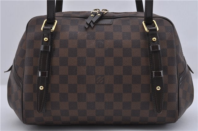 Authentic Louis Vuitton Damier Rivington PM Shoulder Bag N41157 LV 8468D