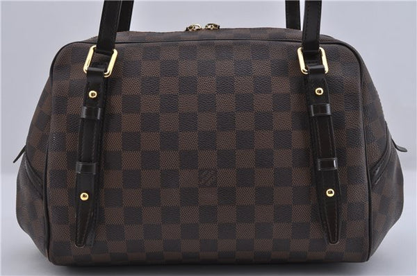 Authentic Louis Vuitton Damier Rivington PM Shoulder Bag N41157 LV 8468D