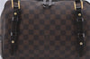 Authentic Louis Vuitton Damier Rivington PM Shoulder Bag N41157 LV 8468D