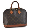 Authentic LOUIS VUITTON Monogram Alma Hand Bag M51130 LV 8470C