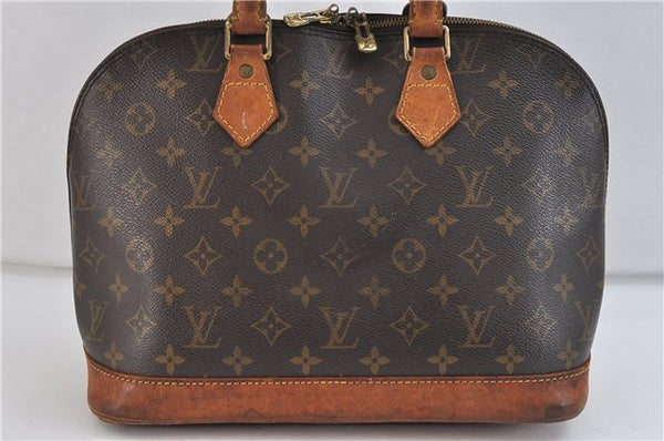 Authentic LOUIS VUITTON Monogram Alma Hand Bag M51130 LV 8470C