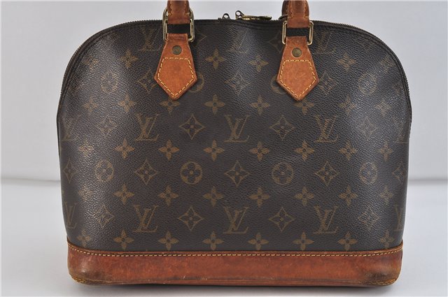 Authentic LOUIS VUITTON Monogram Alma Hand Bag M51130 LV 8470C