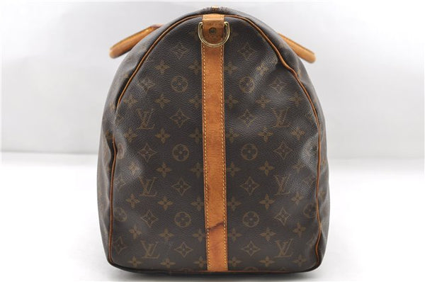 Auth Louis Vuitton Monogram Keepall Bandouliere 60 Boston Bag M41412 LV 8471D