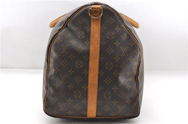 Auth Louis Vuitton Monogram Keepall Bandouliere 60 Boston Bag M41412 LV 8471D