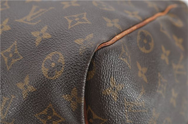 Auth Louis Vuitton Monogram Keepall Bandouliere 60 Boston Bag M41412 LV 8471D