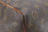 Auth Louis Vuitton Monogram Keepall Bandouliere 60 Boston Bag M41412 LV 8471D