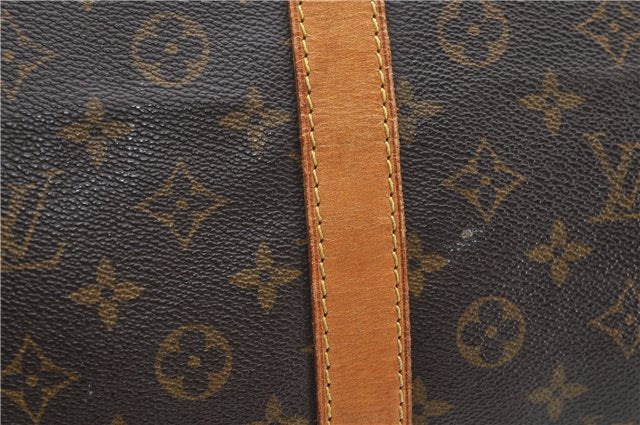 Auth Louis Vuitton Monogram Keepall Bandouliere 60 Boston Bag M41412 LV 8471D