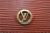 Authentic LOUIS VUITTON Epi Montaigne 27 Clutch Bag Brown M52653 LV 8472C