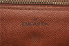 Authentic LOUIS VUITTON Epi Montaigne 27 Clutch Bag Brown M52653 LV 8472C