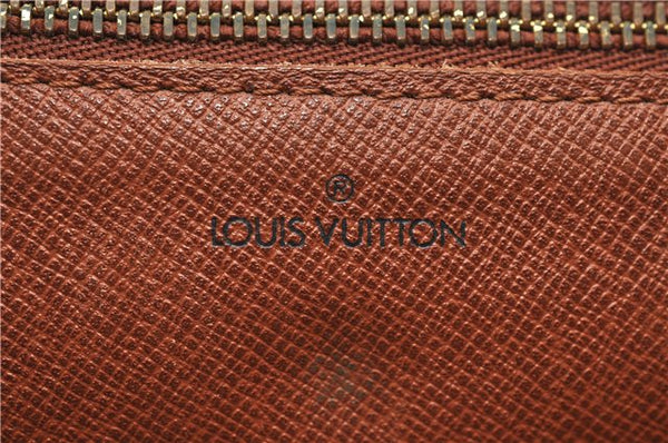 Authentic LOUIS VUITTON Epi Montaigne 27 Clutch Bag Brown M52653 LV 8472C