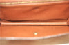 Authentic LOUIS VUITTON Epi Montaigne 27 Clutch Bag Brown M52653 LV 8472C
