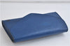 Authentic LOUIS VUITTON Epi Arts Deco Clutch Bag Blue M52635 LV 8473C