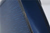 Authentic LOUIS VUITTON Epi Arts Deco Clutch Bag Blue M52635 LV 8473C