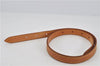 Authentic Louis Vuitton Leather Shoulder Strap For Bucket GM 31.9" Beige 8473F