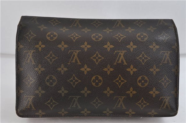 Authentic LOUIS VUITTON Monogram Ranelagh Clutch Bag M51782 LV 8475C