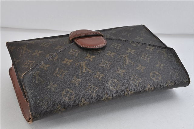 Authentic LOUIS VUITTON Monogram Ranelagh Clutch Bag M51782 LV 8475C