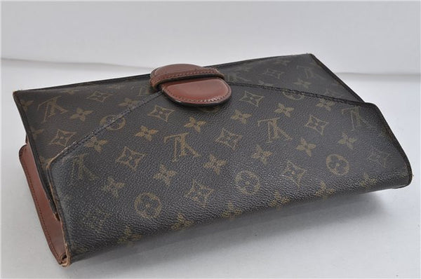 Authentic LOUIS VUITTON Monogram Ranelagh Clutch Bag M51782 LV 8475C