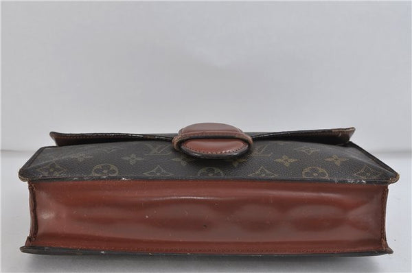 Authentic LOUIS VUITTON Monogram Ranelagh Clutch Bag M51782 LV 8475C