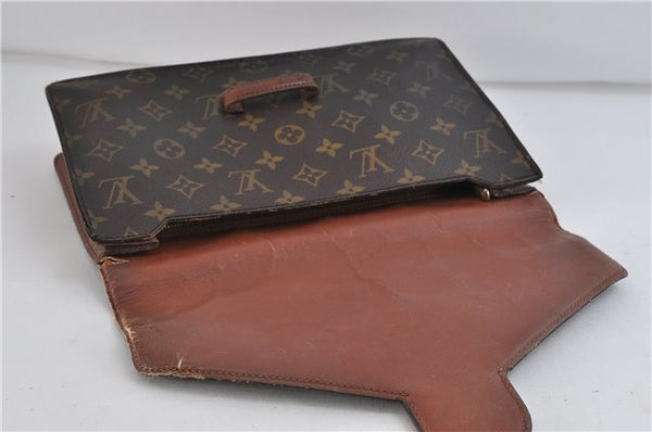 Authentic LOUIS VUITTON Monogram Ranelagh Clutch Bag M51782 LV 8475C