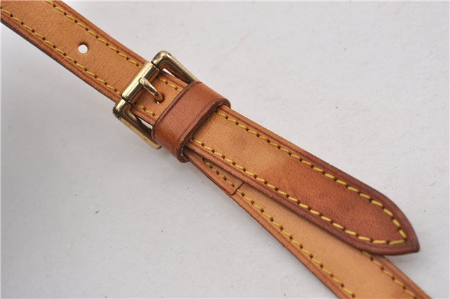 Authentic Louis Vuitton Leather Shoulder Strap Beige 41.3-48