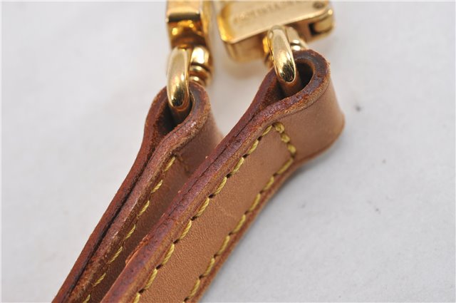 Authentic Louis Vuitton Leather Shoulder Strap Beige 41.3-48