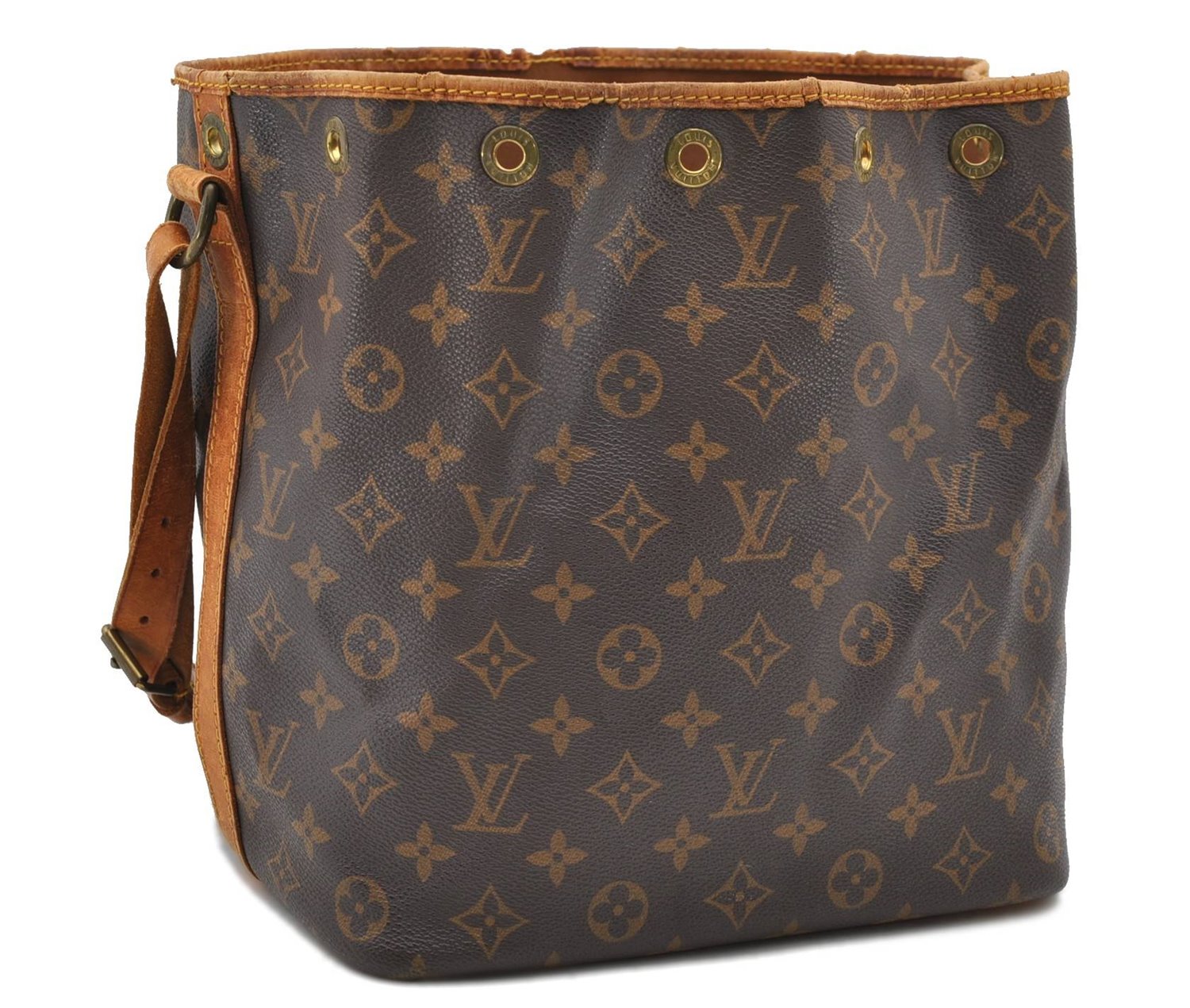 Authentic LOUIS VUITTON Monogram Petit Noe Shoulder Bag Purse M42226 LV 8479C