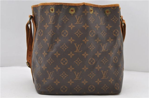 Authentic LOUIS VUITTON Monogram Petit Noe Shoulder Bag Purse M42226 LV 8479C