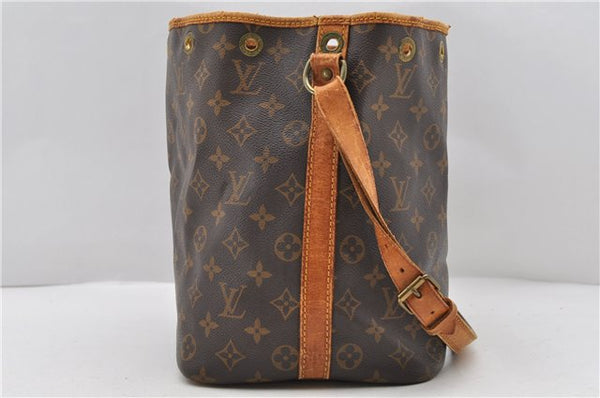 Authentic LOUIS VUITTON Monogram Petit Noe Shoulder Bag Purse M42226 LV 8479C