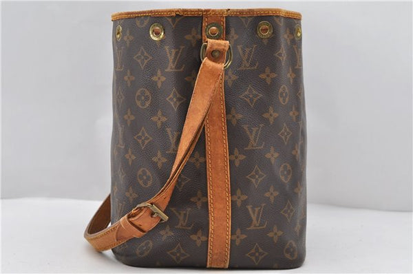 Authentic LOUIS VUITTON Monogram Petit Noe Shoulder Bag Purse M42226 LV 8479C