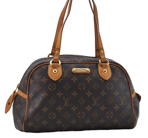 Auth Louis Vuitton Monogram Montorgueil PM Shoulder Tote Bag M95565 LV 8479D