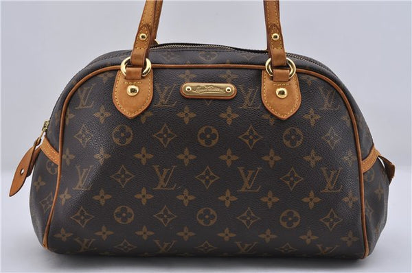 Auth Louis Vuitton Monogram Montorgueil PM Shoulder Tote Bag M95565 LV 8479D