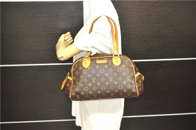 Auth Louis Vuitton Monogram Montorgueil PM Shoulder Tote Bag M95565 LV 8479D