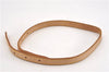 Authentic Louis Vuitton Leather Shoulder Strap For Bucket PM 27.6" Beige 8479F