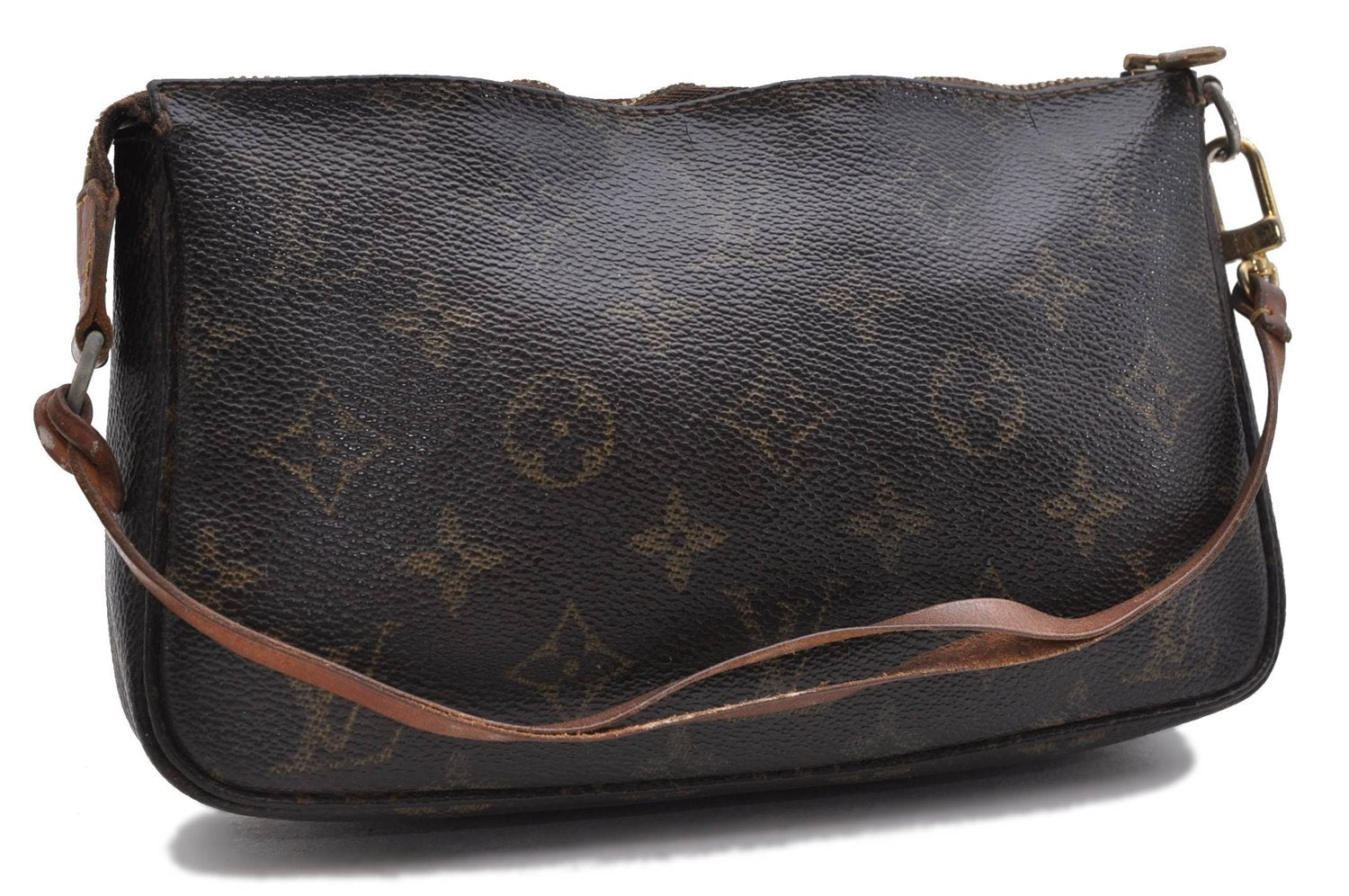 Authentic LOUIS VUITTON Monogram Pochette Accessoires Pouch M51980 LV 8481C